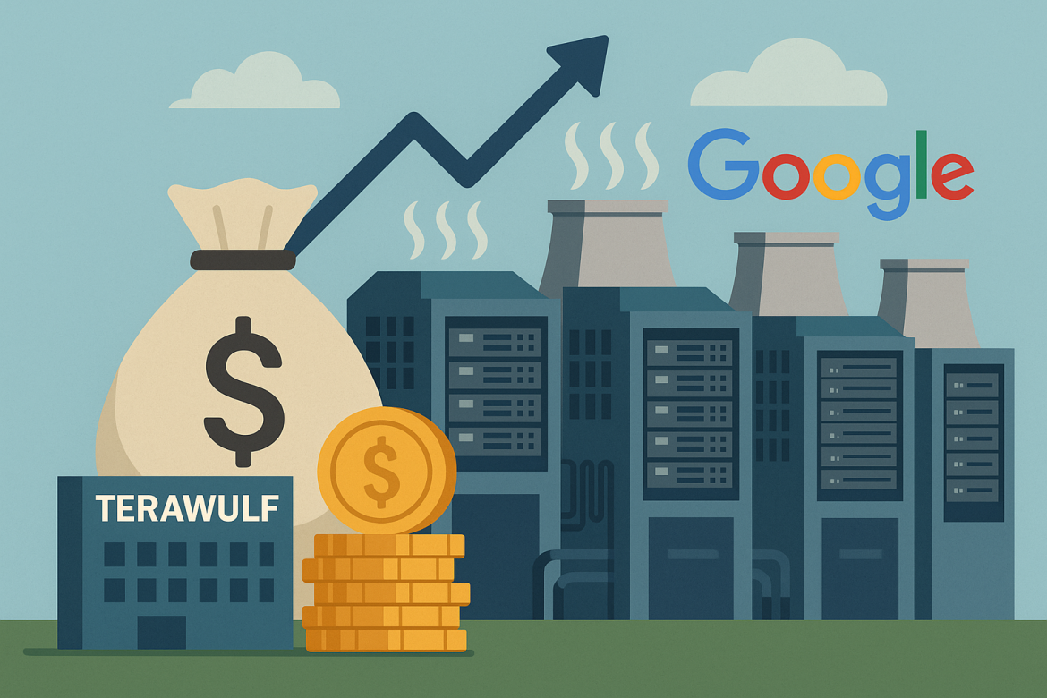 TeraWulf Inc., a US-based crypto mining firm, is preparing to raise about $3 billion to fund the expansion of its data centres, with Google Inc. backing the transaction. The deal, arranged by Morgan Stanley, is expected to be launched in October through either the high-yield bond or leveraged loan markets. The development comes at a time when demand for artificial intelligence infrastructure has created a shortage of data-centre space, GPU chips, and reliable electricity supply. Crypto miners, with existing power-intensive facilities, are emerging as key partners for tech companies seeking scalable AI solutions.TeraWulf debt plans with Google backstopPatrick Fleury, TeraWulf’s finance chief, confirmed that credit rating firms are currently assessing the deal, which is expected to be rated between BB and CCC, categories typical of junk-rated debt. Google is expected to provide a backstop that could boost the creditworthiness of the planned issuance. In August, Google added a $1.4 billion incremental backstop to its commitments, increasing its overall support to $3.2 billion.<a href="https://www.bloomberg.com/news/articles/2025-09-25/google-linked-crypto-miner-plans-3-billion-debt-for-data-center?srnd=phx-technology">The move</a> also lifted Google’s equity stake in TeraWulf from 8% to 14%.The deal follows TeraWulf’s $850 million convertible bond sale in August, also arranged by Morgan Stanley. While terms are still under negotiation, the financing is designed to give TeraWulf the capital needed to expand its data centres for AI clients.A recent example includes Fluidstack, an AI cloud platform, which expanded its use of a TeraWulf-operated facility in New York.Cipher Mining and Google partner with FluidstackAlongside TeraWulf, Cipher Mining Inc. has also entered into agreements linked to the same AI infrastructure push. This week, Cipher announced a colocation deal with Fluidstack, under which it will provide data-centre capacity. Google is backing Cipher as well, with a commitment to underwrite $1.4 billion of Fluidstack obligations and take an equity stake in the company.Cipher is expected to raise additional debt in capital markets to support these commitments. Like with TeraWulf, Morgan Stanley is serving as financial adviser to Cipher and is likely to lead its future debt offering. Earlier this week, Morgan Stanley arranged an $800 million convertible bond sale for Cipher, shortly after handling TeraWulf’s $850 million bond deal.Data centre shift from crypto mining to AI demandThe AI boom has intensified the search for facilities that can handle high electricity needs and advanced processing. Crypto miners, who already operate energy-hungry data centres, are increasingly being seen as partners for AI expansion. This shift is drawing large technology companies, including Google, to secure agreements that ensure capacity and financing support.Both TeraWulf and Cipher are adjusting their business models to capture this demand. While traditionally dependent on cryptocurrency revenues, they are now entering agreements with AI platforms such as Fluidstack, highlighting a diversification strategy tied to artificial intelligence growth.Morgan Stanley’s role in funding AI-linked expansionMorgan Stanley has emerged as a central player in arranging financing for crypto miners repositioning as AI infrastructure providers. The investment bank has helped facilitate convertible bond sales worth $1.65 billion in recent months for TeraWulf and Cipher. With Google’s financial backing and equity participation, both firms are expected to proceed with significant debt market activity in the coming months.Although details of the upcoming $3 billion debt raise are still under discussion, the combination of crypto mining capacity, AI demand, and tech sector backing signals a major development in the transformation of energy-intensive data centres.The post <a href="https://invezz.com/news/2025/09/26/terawulf-plans-3b-data-centre-expansion-in-google-backed-deal/">TeraWulf plans $3B data centre expansion in Google-backed deal</a> appeared first on <a href="https://invezz.com/">Invezz</a> TeraWulf plans $3B data centre expansion in Google-backed deal