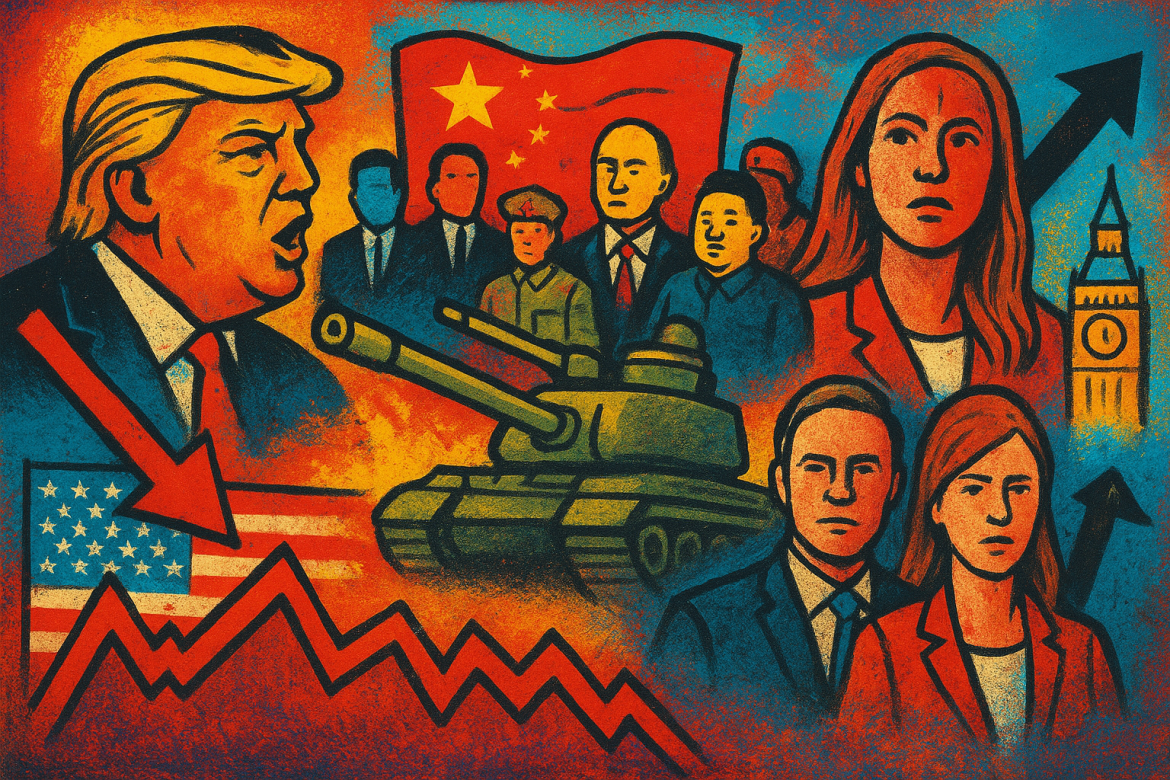 This was a week where power plays abroad and policy shocks at home rippled through politics and markets alike. From Beijing’s military pageantry with Moscow at its side to Washington’s immigration crackdown and renewed pressure on the Fed, the world’s biggest economies showed little interest in subtlety. In London, political turmoil deepened with a high-profile resignation and hurried reshuffle, while investors on Wall Street weighed a soft US jobs report that sharpened expectations of rate cuts.Here’s what you need to know.Trump’s week: Fed pressure intensifies, tech titans at the White HousePresident Donald Trump formally narrowed his shortlist for the next <a href="https://invezz.com/news/2025/09/04/federal-reserve-vs-us-president-a-century-of-power-pressure-and-autonomy/">Federal Reserve chair to three names</a> — National Economic Council head Kevin Hassett, former Fed Governor Kevin Warsh and current Governor Christopher Waller — underscoring the administration’s desire for faster easing as growth cools.In parallel, federal agents detained roughly 475 workers in a single-site immigration raid at Hyundai’s EV battery complex under construction in Georgia — work at the site was paused following the operation. South Korea protested after officials said more than 300 of those held were its nationals, heightening diplomatic sensitivities around supply chains and foreign direct investment. Earlier in the week, President Trump hosted a high-stakes dinner in the newly <a href="https://invezz.com/news/2025/09/05/trump-hosts-tech-titans-at-white-house-dinner-to-secure-600b-pledge-musk-no-show/">renovated Rose Garden on September 4</a>, bringing together a who’s who of Silicon Valley—Mark Zuckerberg, Tim Cook, Bill Gates, Sam Altman, Sundar Pichai, Satya Nadella, among over two dozen tech leaders.It was less a social call and more a staged display. Trump went around the table asking CEOs, “How much are you investing in our country?”—and the pledges poured in. Meta and Apple each committed about $600 billion in US investments through 2028Xi’s parade with Putin and Kim broadcasts strategic alignmentChina marked the WWII victory anniversary with a major military parade in Beijing attended by Russia’s Vladimir Putin and North Korea’s Kim Jong Un — a tableau designed to project cohesion among <a href="https://invezz.com/news/2025/09/05/trump-says-india-and-russia-have-been-lost-to-china-after-the-sco-meeting/">US rivals amid wars and sanctions</a>. The optics, sequencing, and state media framing were unambiguous: tighter political theatre, expanding defence ties, and shared grievance narratives. 3) UK shock: Rayner quits; Starmer executes a rapid Cabinet resetBritain’s Deputy Prime Minister Angela Rayner resigned after an ethics probe concluded she breached the ministerial code over underpaid stamp duty on a recent property purchase. The exit triggered <a href="https://invezz.com/news/2025/09/05/uk-cabinet-shake-up-keir-starmers-bold-reset-after-rayners-resignation/">a quick reshuffle</a>: David Lammy was moved to Deputy Prime Minister (and Justice Secretary), Yvette Cooper shifted to Foreign Secretary, and Shabana Mahmood took the Home Office, among other changes. The episode is a political blow to Prime Minister Keir Starmer and reopens debates about Labour’s internal balance of power. Wall Street: choppy finish, mixed weekUS equities slipped on Friday, even as the S&P 500 and Nasdaq eked out weekly gains; the Dow finished the week lower. Into the close, the Dow fell about 0.5%, the S&P 500 0.3%, and the Nasdaq was essentially flat on the day. For the week: Dow −0.3%, S&P 500 +0.3%, Nasdaq +1.1%. The tape reflected a push-pull between weak macro data and hopes for deeper Fed cuts.August nonfarm payrolls rose by only 22,000, with prior months revised to show a weaker trend; the unemployment rate ticked up to 4.3%. The Bureau of Labor Statistics’ release reinforced the rate-cut expectations going into the September Fed meeting.The post <a href="https://invezz.com/news/2025/09/06/weekly-recap-tech-titans-woo-trump-xis-political-theatre-starmers-reshuffle/">Weekly recap: tech titans woo Trump, Xi’s political theatre, Starmer’s reshuffle</a> appeared first on <a href="https://invezz.com/">Invezz</a> Weekly recap: tech titans woo Trump, Xi’s political theatre, Starmer’s reshuffle