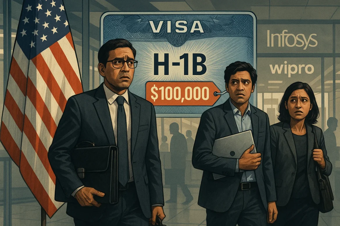 US President Donald Trump announced plans for a <a href="https://invezz.com/news/2025/09/19/trump-set-to-overhaul-h-1b-visa-program-with-100000-application-fee/">drastic hike in the H-1B visa fee</a>, slapping a $100,000 annual charge on these work visas.This is going to be a huge jump from the previous fee, which was just a few hundred dollars. The move is part of Trump’s plan to tighten immigration rules and protect American jobs.The H-1B visa allows foreign skilled workers, especially in tech, to work legally in the US. It’s a lifeline for thousands of professionals, mainly from India, who take up these roles.The new rules, which take effect from 21 September, have sent shockwaves through the tech industry and immigrant communities.What does it mean for Indians?As per the US Citizenship and Immigration Services (USCIS), about 70% of all H-1B visa holders in the US are Indians. That means most people affected by this new $100,000 per year fee are Indian tech workers.To put it in perspective, Rs 90 lakh is roughly what this fee translates to in Indian currency every year.This is a hefty amount, far more than what most Indian engineers earn annually, even when working in the US.Indian IT companies like Tata Consultancy Services, Infosys, and Wipro rely heavily on H-1B visas to send thousands of skilled employees to the US.Now, they face a tough choice: pay the new fees, or rethink their entire staffing strategies. Many workers might find this fee impossible to afford on their own, putting their careers and livelihoods at risk.The ripple effect could be felt across both the US and Indian tech sectors.If companies cut back on visa-based deployments, it could lead to fewer job opportunities in America and fewer chances for Indian workers to gain experience abroad.Trump’s larger immigration crackdown on IndiaThis hefty visa fee is not an isolated event. It fits a larger pattern of tougher rules and crackdowns on immigration under Trump’s administration, especially targeting Indian workers.Beyond the visa fee, there have been stricter limits on green cards and increased deportations of undocumented Indians in the US.Trump’s government keeps stressing its goal to prioritize American workers and reduce illegal immigration.India’s government has voiced concerns but also seems to be syncing with the US on some immigration controls.It’s a tricky diplomatic balancing act. Trump’s new visa policy <a href="https://invezz.com/news/2025/09/20/why-trump-raised-h-1b-fees-to-100k-and-what-it-means-for-the-economy/">could slow the flow of skilled Indian workers to the US</a>, cutting into a long-standing migration route that helped build careers and business bridges between the two countries.For thousands of Indian techies chasing the American dream, this could be a major setback.Trump’s $100,000 H-1B visa fee has brought fresh uncertainty for Indian professionals. It raises big questions about how willing and able they will be to keep coming to the US under such steep financial burdens.The coming months will reveal how companies and workers adjust, and if the rules change again under new political pressures.The post <a href="https://invezz.com/news/2025/09/20/how-trumps-100k-visa-fees-will-impact-indians-who-hold-70-of-h1b-visas/">How Trump’s $100K visa fees will impact Indians, who hold 70% of H1B visas</a> appeared first on <a href="https://invezz.com/">Invezz</a> How Trump’s $100K visa fees will impact Indians, who hold 70% of H1B visas