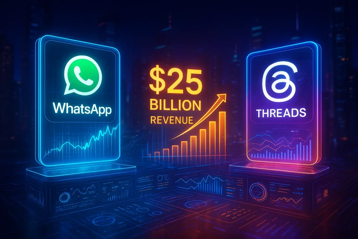 Wall Street analysts are growing <a href="https://finance.yahoo.com/news/25-billion-reason-buy-meta-130002125.html">increasingly optimistic about Meta stock</a>, highlighting a potential $25 billion revenue gain that could come from the company’s evolving advertising approach on WhatsApp, Threads, and AI-driven platforms.This forecast has investors taking note, as Meta’s ability to monetize its messaging apps and integrate advanced AI tools signals a promising evolution for the tech giant’s business model and revenue growth.Meta stock: What’s behind the $25 billion forecast?The bullish outlook largely revolves around Meta’s growing monetization efforts on WhatsApp and Threads.<a href="https://finance.yahoo.com/news/whatsapp-threads-could-drive-25b-131850743.html?utm_source=chatgpt.com">Barclays analysts </a>estimate WhatsApp could contribute approximately $6 billion in advertising revenue by 2026, with Threads potentially bringing in $19 billion by 2027.WhatsApp’s massive user base, around 1.5 billion daily users on its Status feature, creates an extensive but subtle advertising space, while Threads benefits from higher ad rates thanks to its user demographics in regions with greater ad spending.AI technology is also a critical factor. Meta’s systems like Andromeda and GEM/Lattice refine how ads are targeted and delivered, boosting engagement and efficiency.This has already contributed to Meta’s 22% revenue increase in Q2 2025, giving investors confidence that AI-enhanced ads can unlock new revenue avenues beyond traditional social media ads.However, there are risks to consider, such as user acceptance of new ads and competition in the evolving digital ad market.Meta’s broader visionMeta’s long-term strategy has focused on unlocking WhatsApp’s revenue potential, something that was elusive for years.With the recent rollout of ads on WhatsApp’s Status updates and the launch of Threads as a text-centric social platform, the company is finally tapping into these vast audiences with more sophisticated ad tools.This $25 billion opportunity, when compared to Meta’s roughly $179 billion annual revenue, marks a significant boost and expansion of its advertising empire.Moreover, Meta’s massive investments in AI, data centers, and advertising infrastructure complement this strategy.By using advanced AI to optimize ad delivery and engagement, the company is enhancing its well-established ad-driven business model.These steps illustrate a broader shift, where messaging platforms and AI-powered tools become essential drivers of future growth for Meta.Looking ahead, investors will want to keep an eye on how smoothly Meta scales these new ad formats without disruptive user backlash, how innovations in AI continue to boost ad performance, and any regulatory or market pressures that could affect growth.While the $25 billion potential is encouraging, successful execution will be critical to realizing these gains and sustaining Meta’s position in the digital ad space.Meta’s latest prospects offer both a glimpse into its innovative future and a reaffirmation of its ability to turn attention into revenue at scale, making it a company to watch in the months and years ahead.The post <a href="https://invezz.com/news/2025/09/27/meta-stock-to-skyrocket-soon-why-analysts-are-seeing-a-strong-upside/">Meta stock to skyrocket soon? Why analysts are seeing a strong upside</a> appeared first on <a href="https://invezz.com/">Invezz</a> Meta stock to skyrocket soon? Why analysts are seeing a strong upside