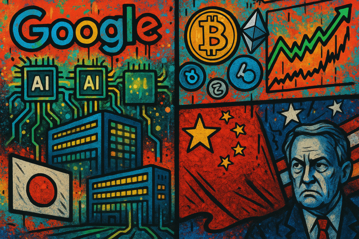 Market Brief: Google’s AI Chip ambitions, US holds calls with Japan and China amid tensions