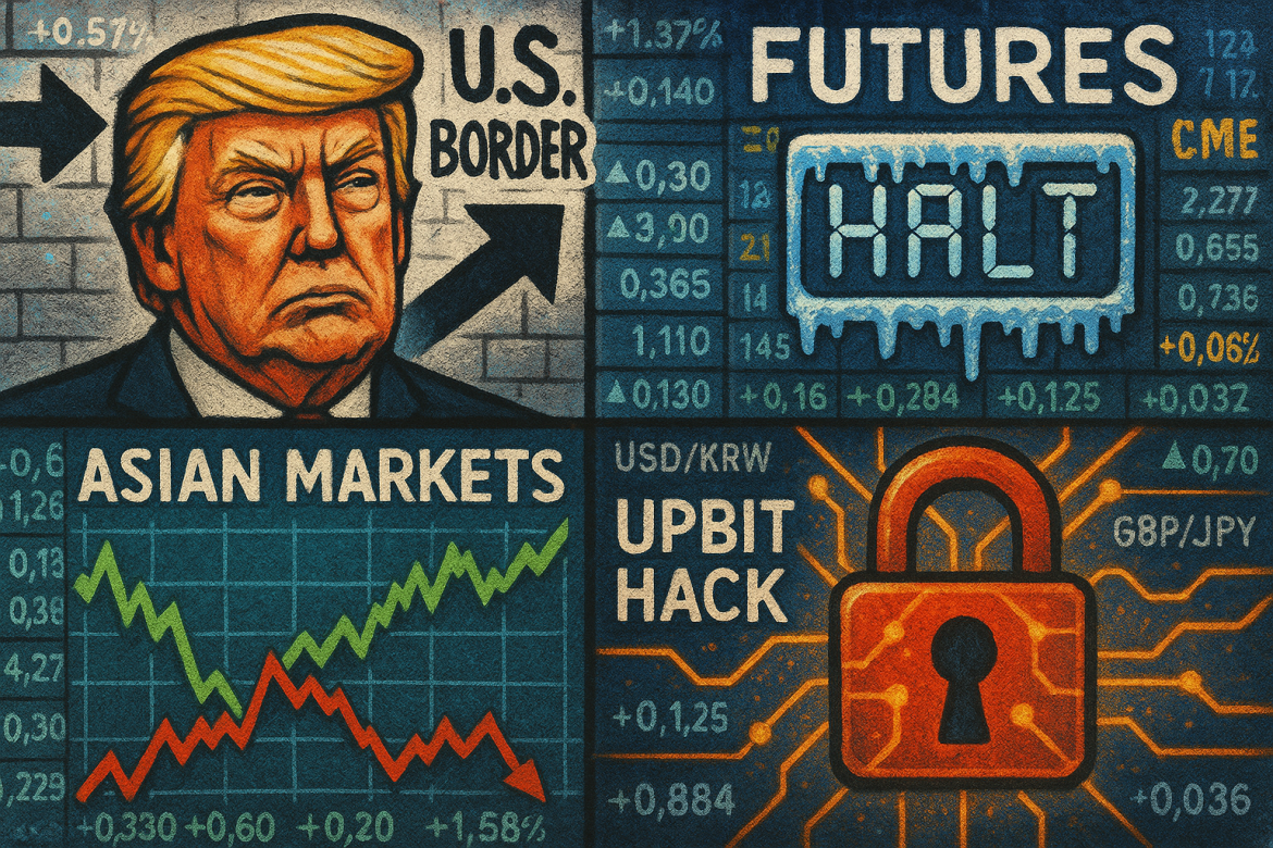 Morning brief: Trump signals sweeping immigration crackdown, CME halts trading