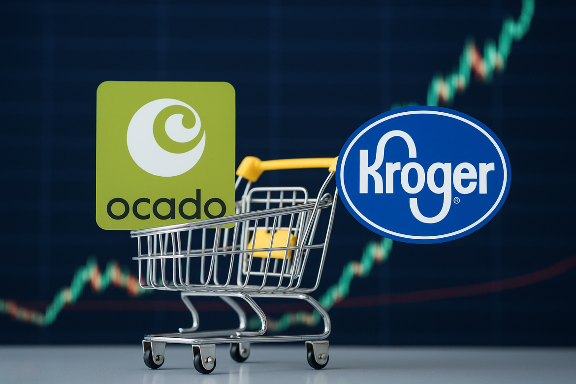 Ocado shares jump after Kroger agrees $350M payment for warehouse closures
