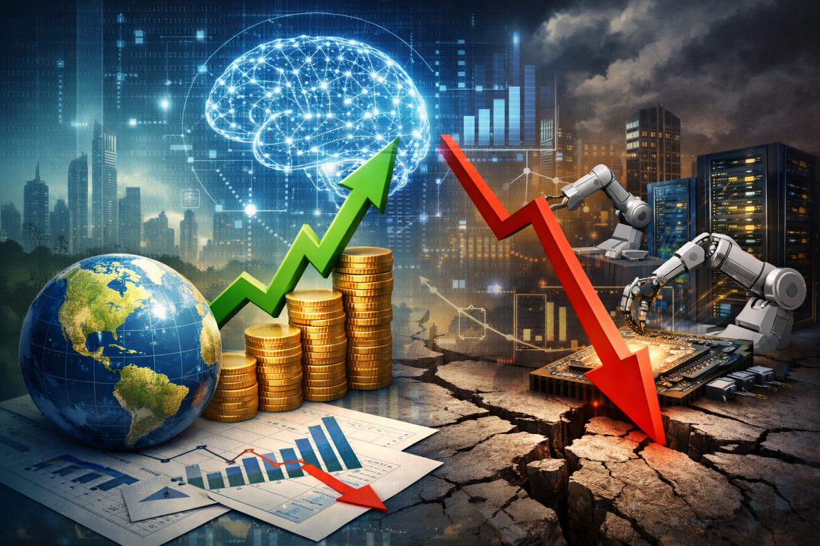 IMF sees global growth rising but warns of AI-driven market risks