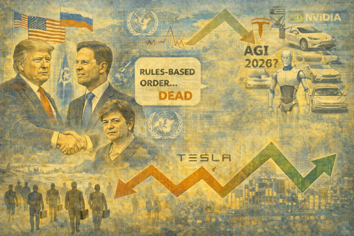 WEF wrap: Trump, Carney, Musk, Huang, and the end of old playbook